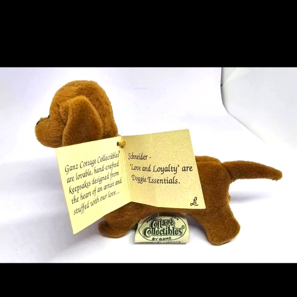 Cottage Collectibles By Ganz Small Plush Schneider Dachshund 1995 By Lorraine - Picture 5 of 9